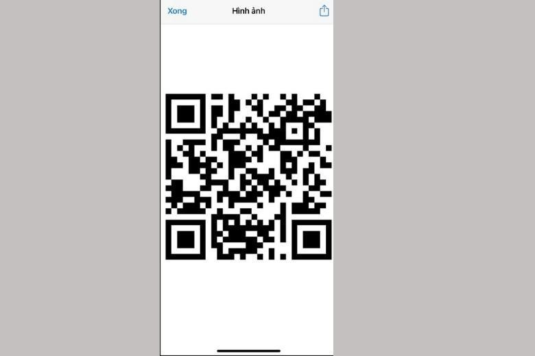 Cách chia sẻ wifi bằng mã QR trên iPhone bước 4